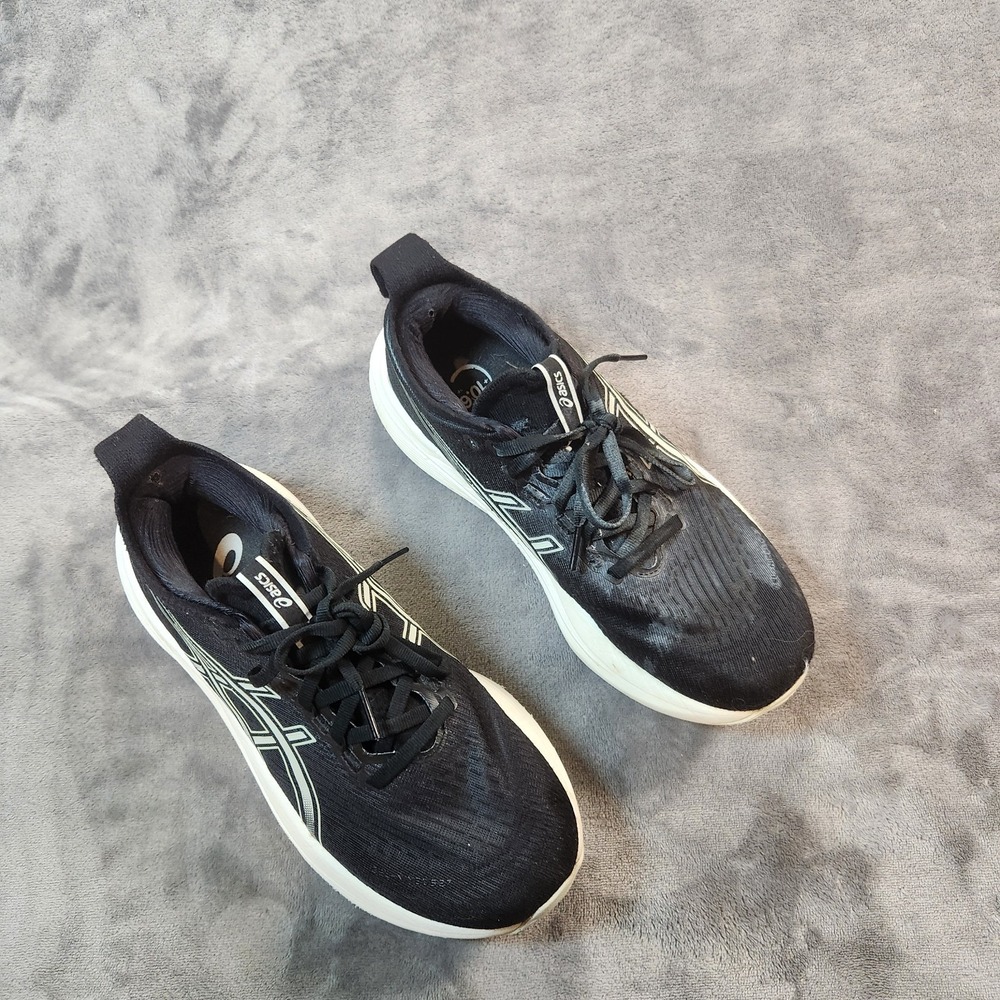 Asics Shoes Womens 8 Black Gel Nimbus 27 Sneakers Athleisure 1012B753 - Picture 7 of 9